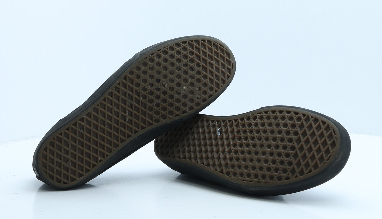 VANS Mens Black Geometric Fabric Trainer UK 12 47