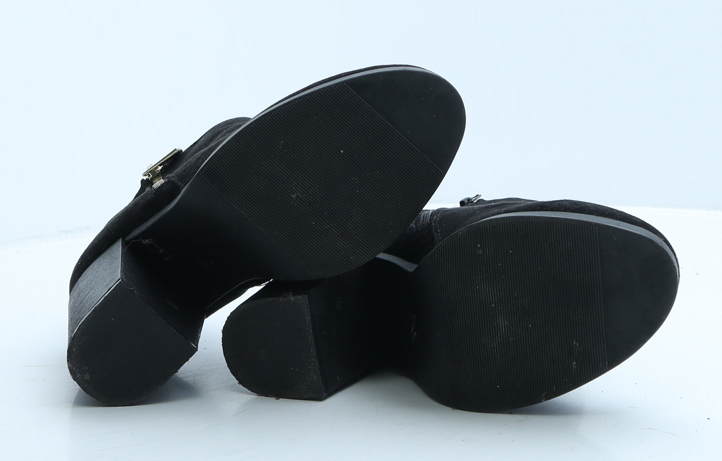 New Look Womens Black Suede Bootie Boot UK 6 39