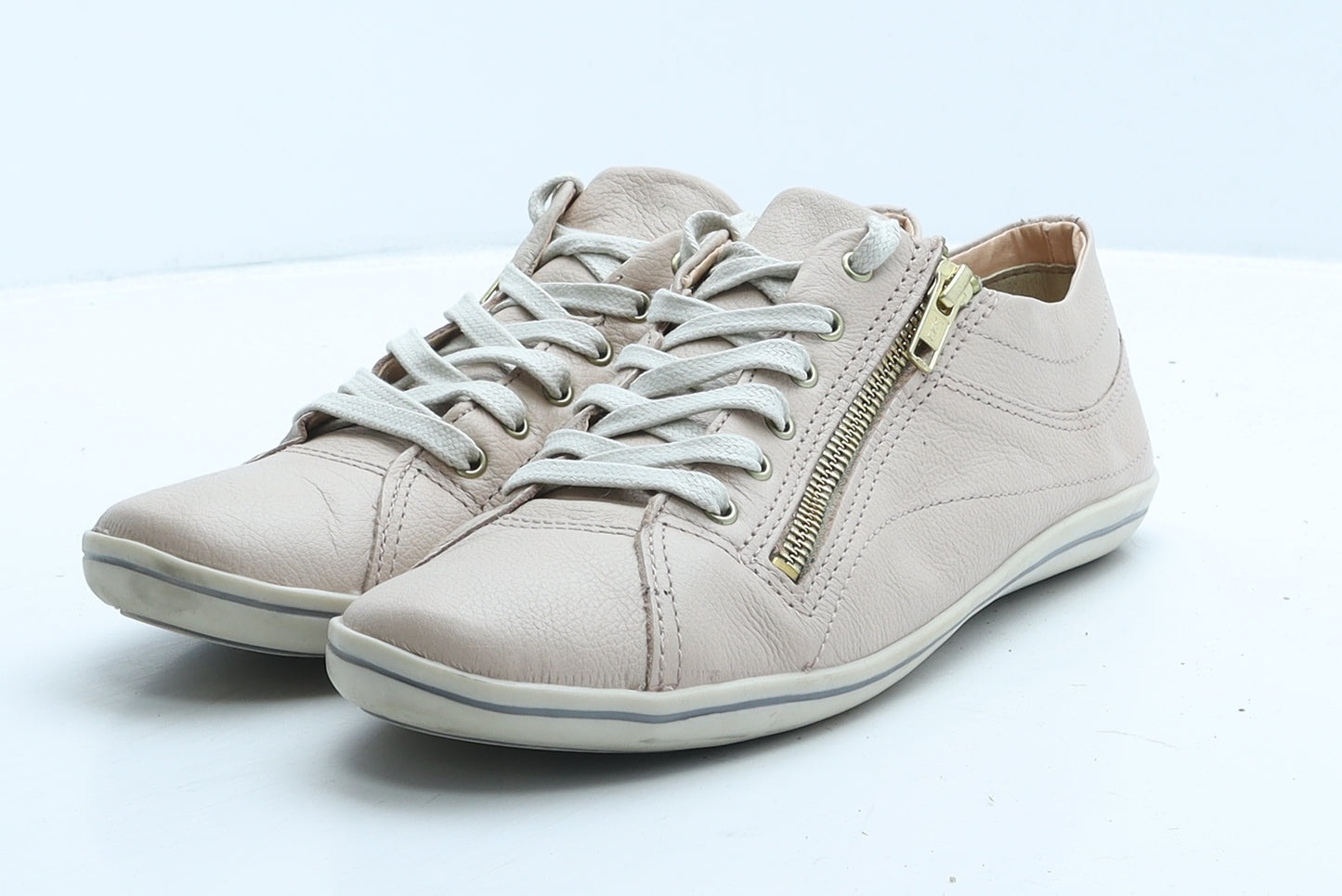 Bellissimo Womens Pink Leather Trainer UK 7 40