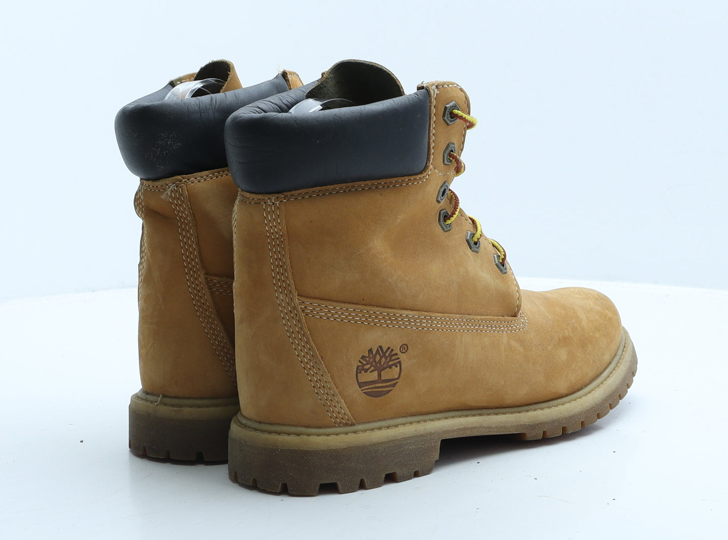 Timberland Womens Brown Leather Combat Boot UK 6 39