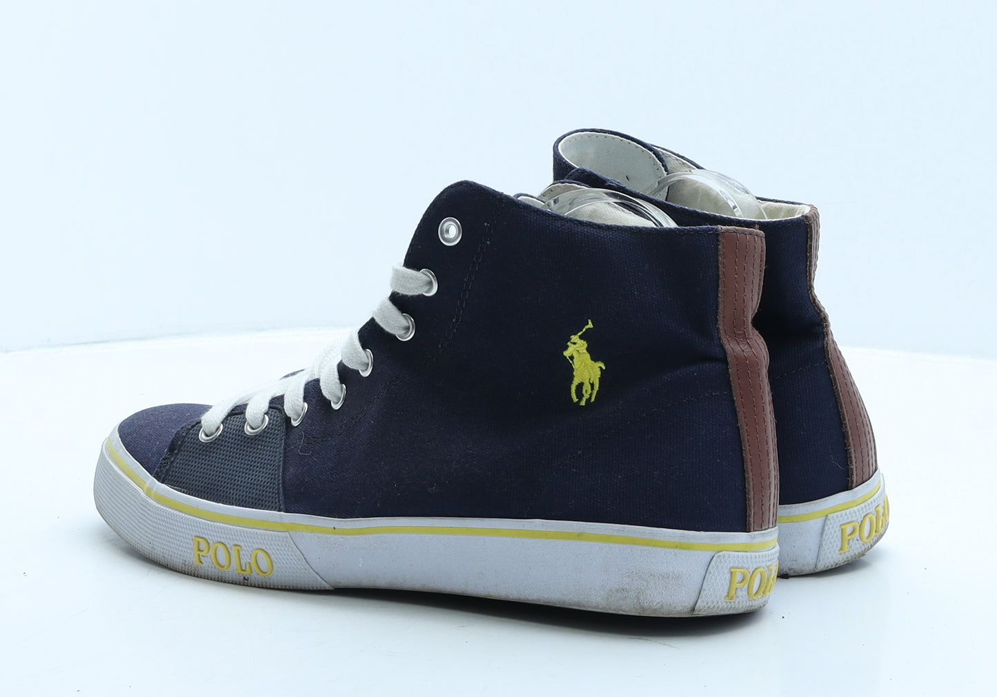Polo Ralph Lauren Mens Blue Colourblock Fabric Trainer UK 9 43