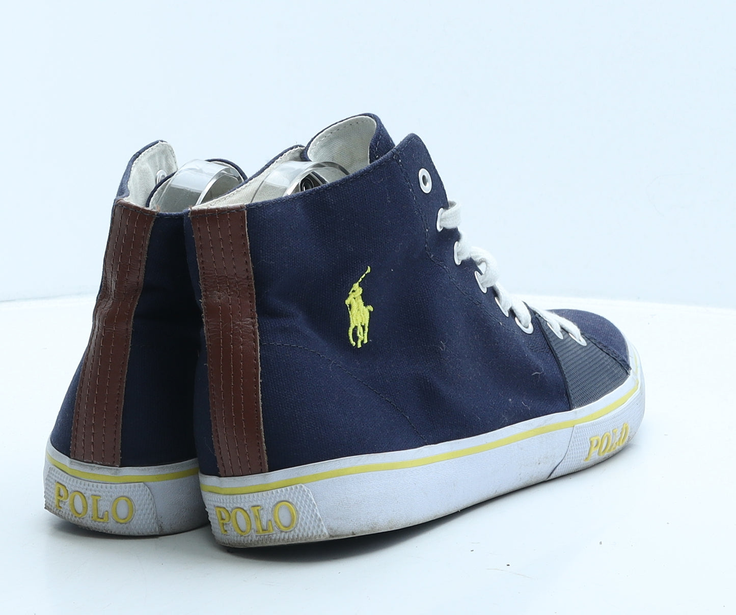 Polo Ralph Lauren Mens Blue Colourblock Fabric Trainer UK 9 43