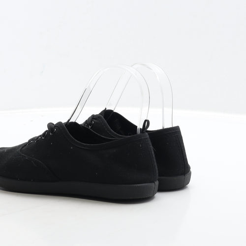 Primark Womens Black Fabric Trainer UK 3 36