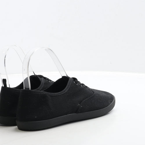 Primark Womens Black Fabric Trainer UK 3 36