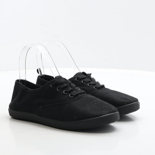 Primark Womens Black Fabric Trainer UK 3 36