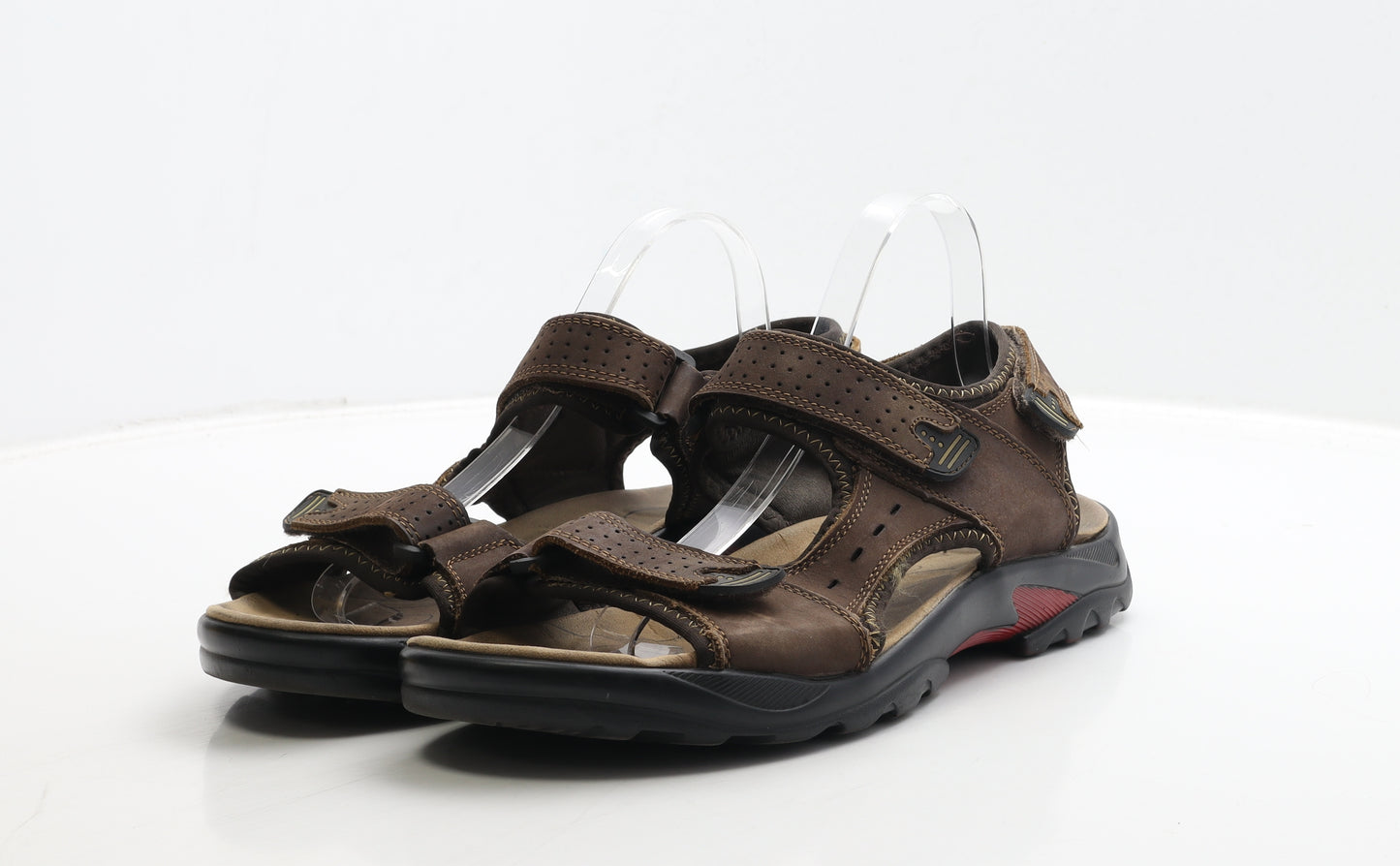 Preworn Mens Brown Polyester Slip On Sandal UK 10 44