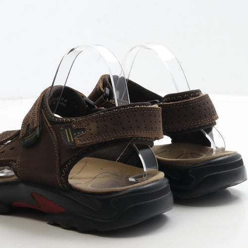 Preworn Mens Brown Polyester Slip On Sandal UK 10 44
