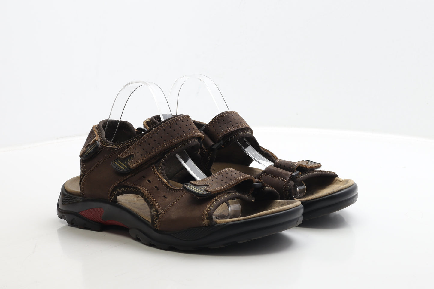 Preworn Mens Brown Polyester Slip On Sandal UK 10 44