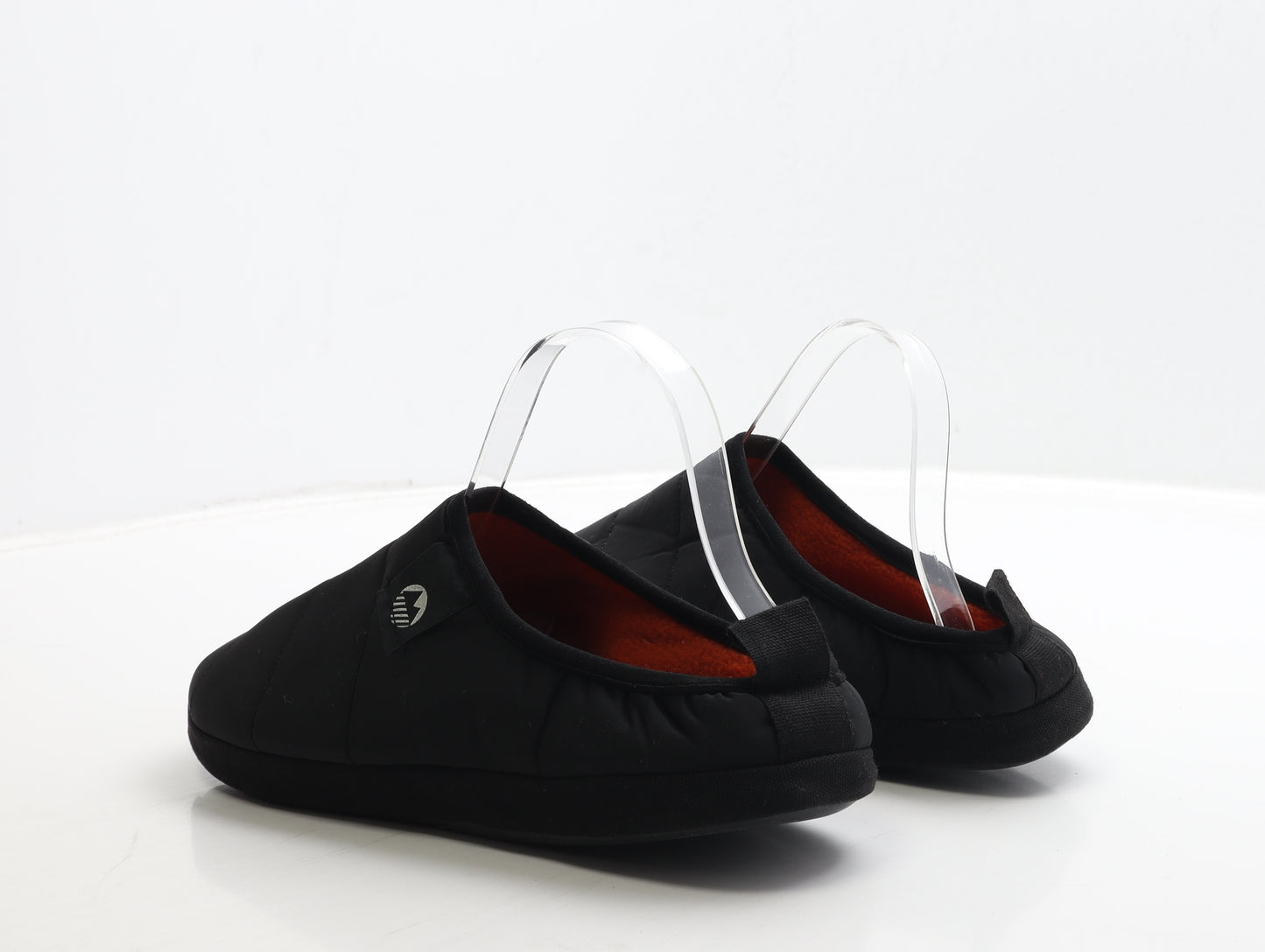 Wolfa Mens Black Polyester Slip On Slipper UK 9 43