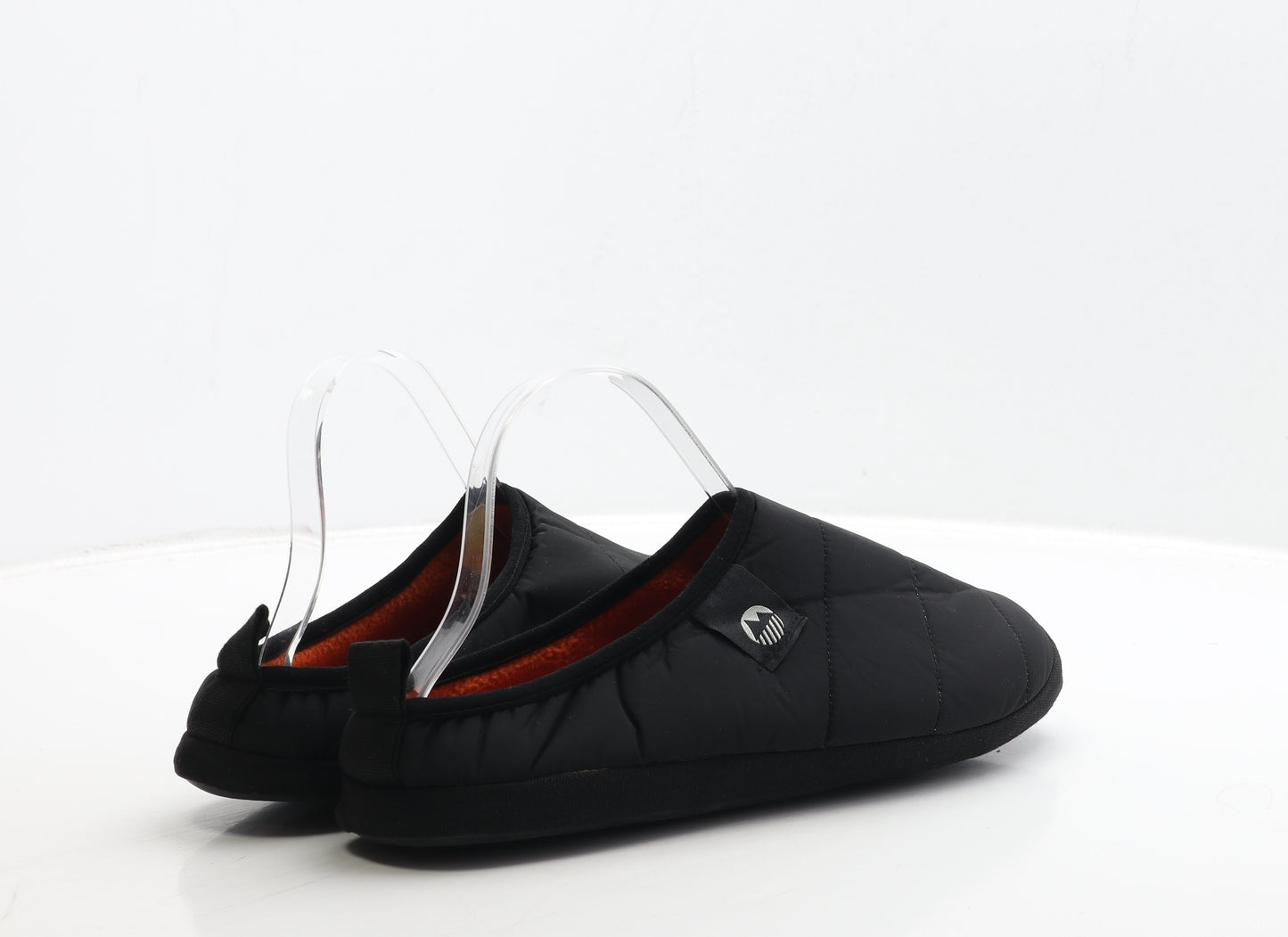 Wolfa Mens Black Polyester Slip On Slipper UK 9 43