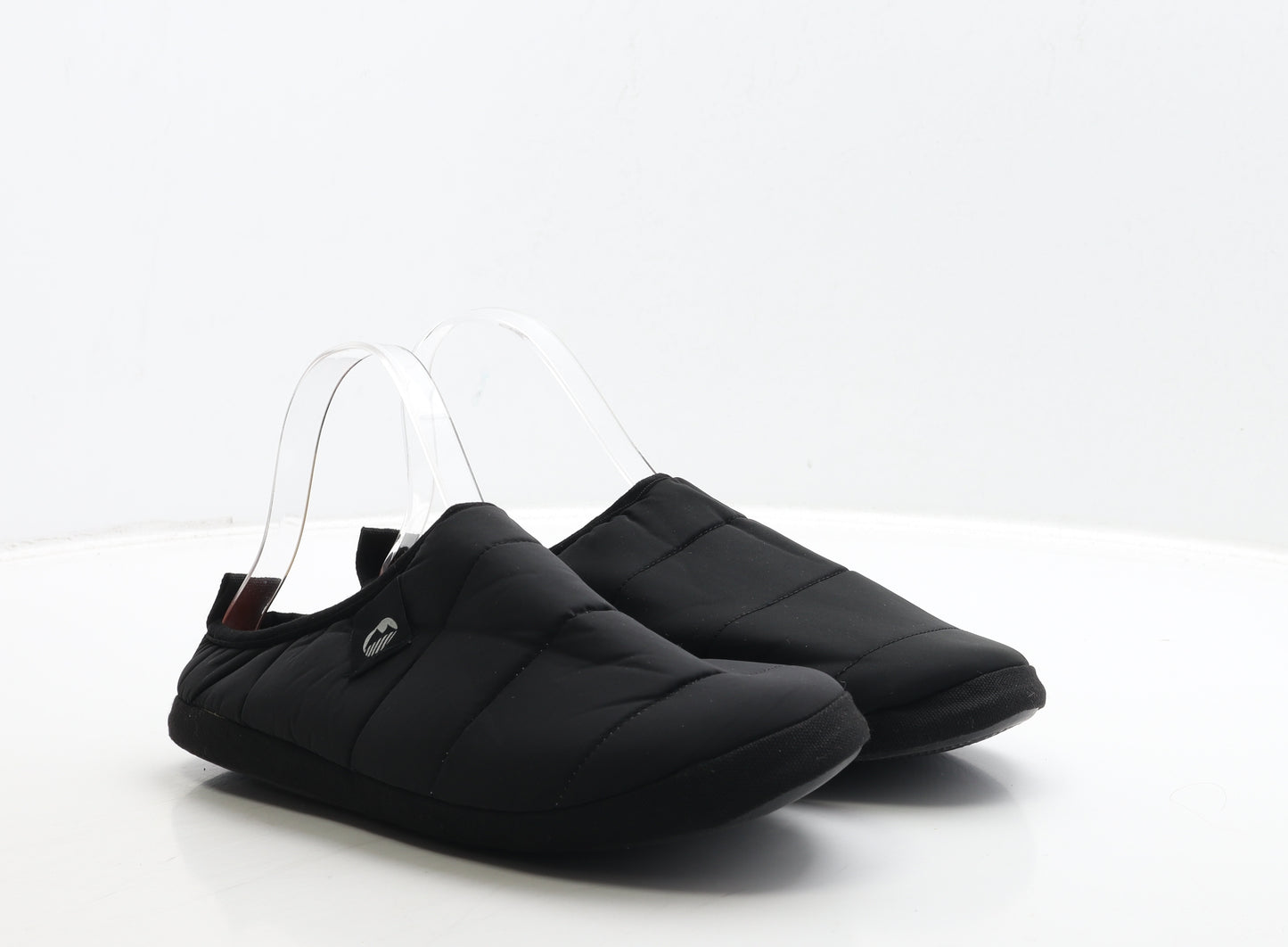 Wolfa Mens Black Polyester Slip On Slipper UK 9 43