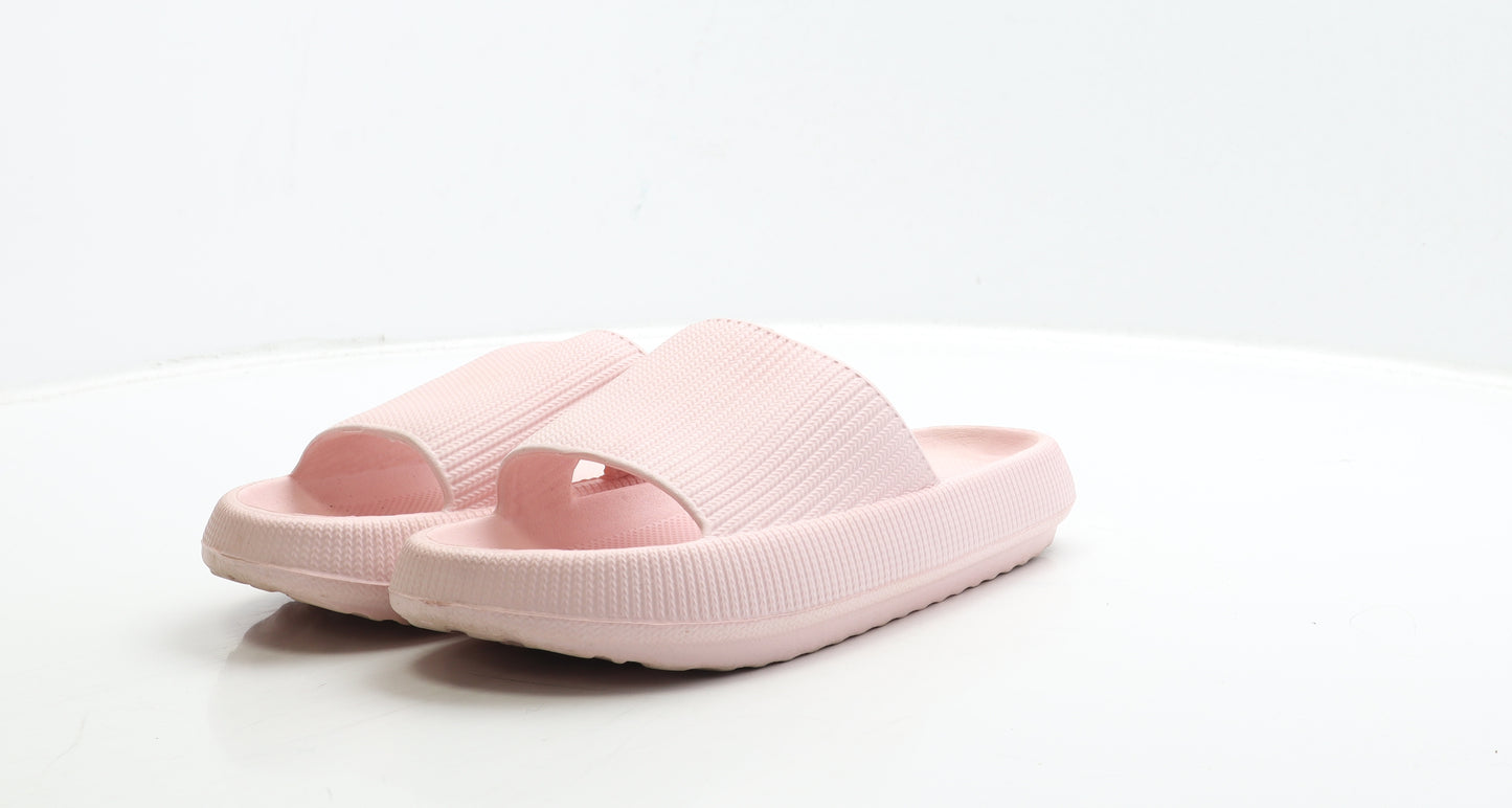Primark Womens Pink Rubber Slider Sandal UK 7 40