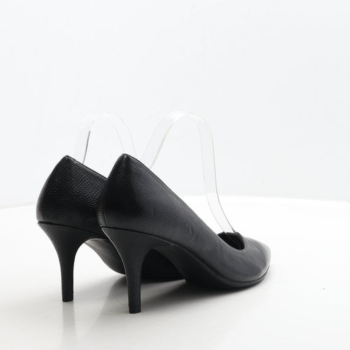 George Womens Beige Geometric Leather Court Heel UK 6 39