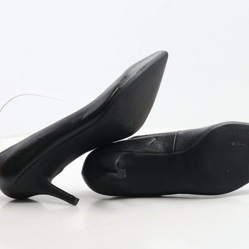 George Womens Beige Geometric Leather Court Heel UK 6 39