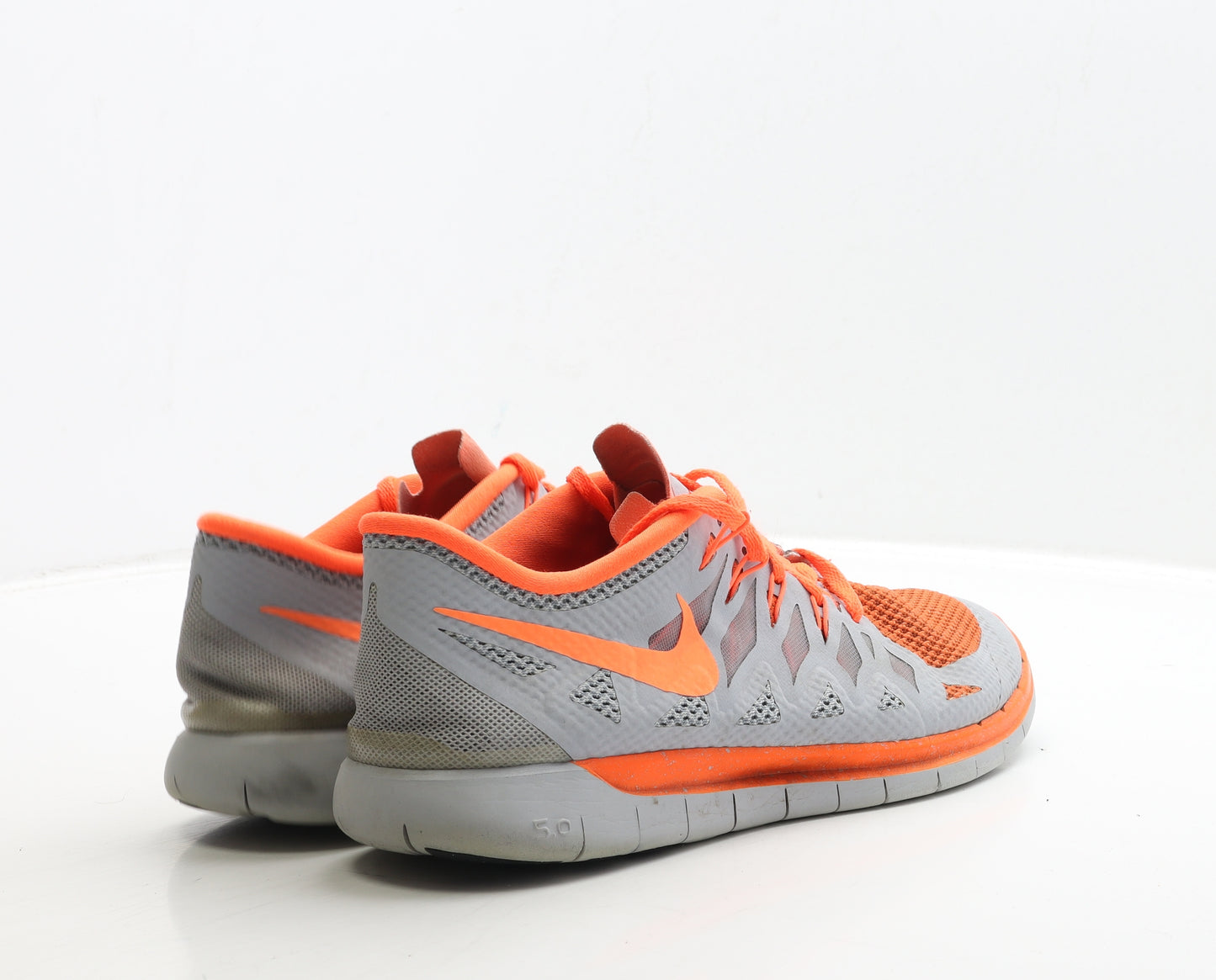 Nike Mens Grey Polyester Trainer UK 11.5 47 - GJ Nike Free