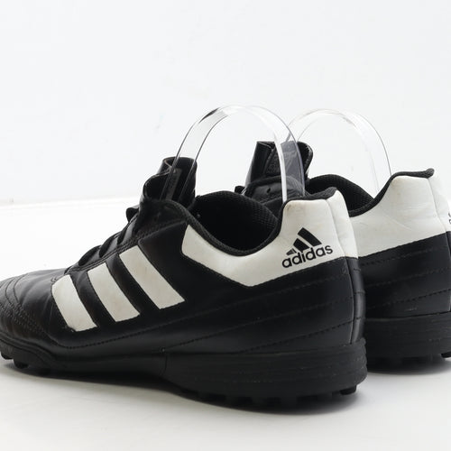 adidas Mens Black Striped Polyester Trainer UK 7.5 41.5 - Astroturf Boots