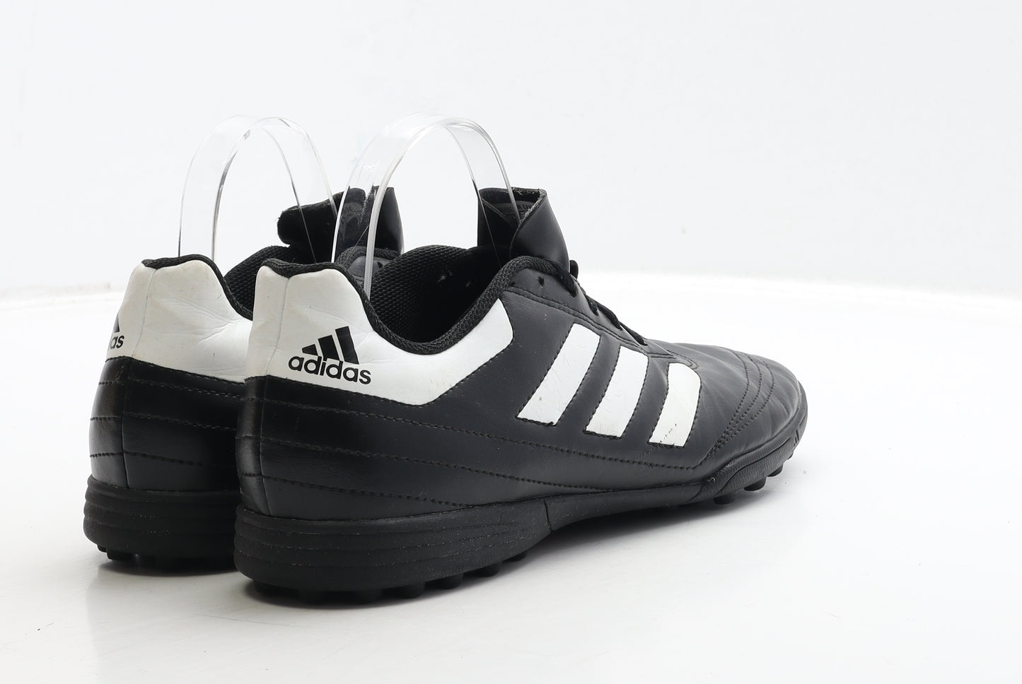 adidas Mens Black Striped Polyester Trainer UK 7.5 41.5 - Astroturf Boots