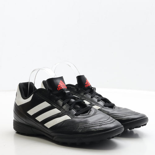 adidas Mens Black Striped Polyester Trainer UK 7.5 41.5 - Astroturf Boots