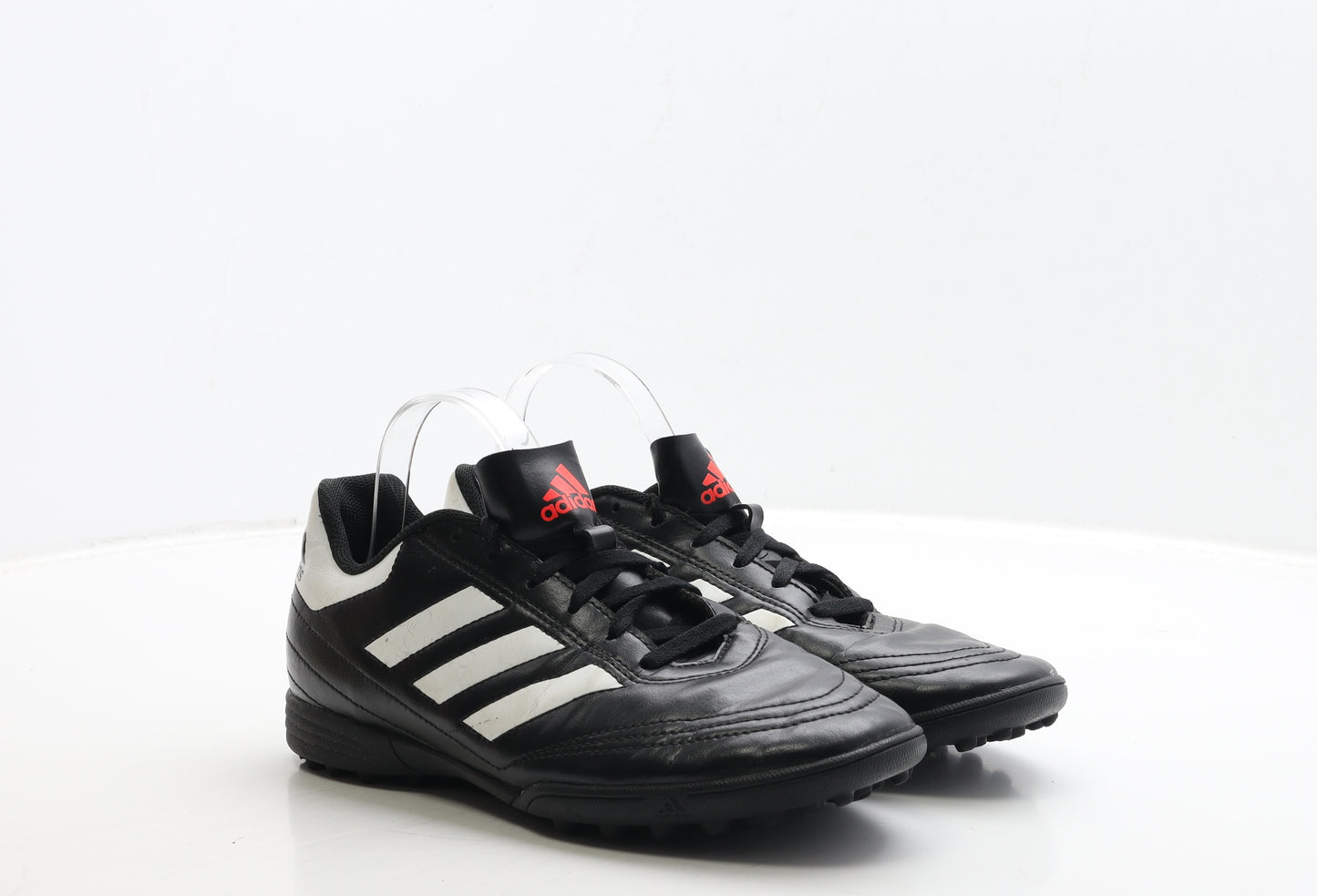 adidas Mens Black Striped Polyester Trainer UK 7.5 41.5 - Astroturf Boots