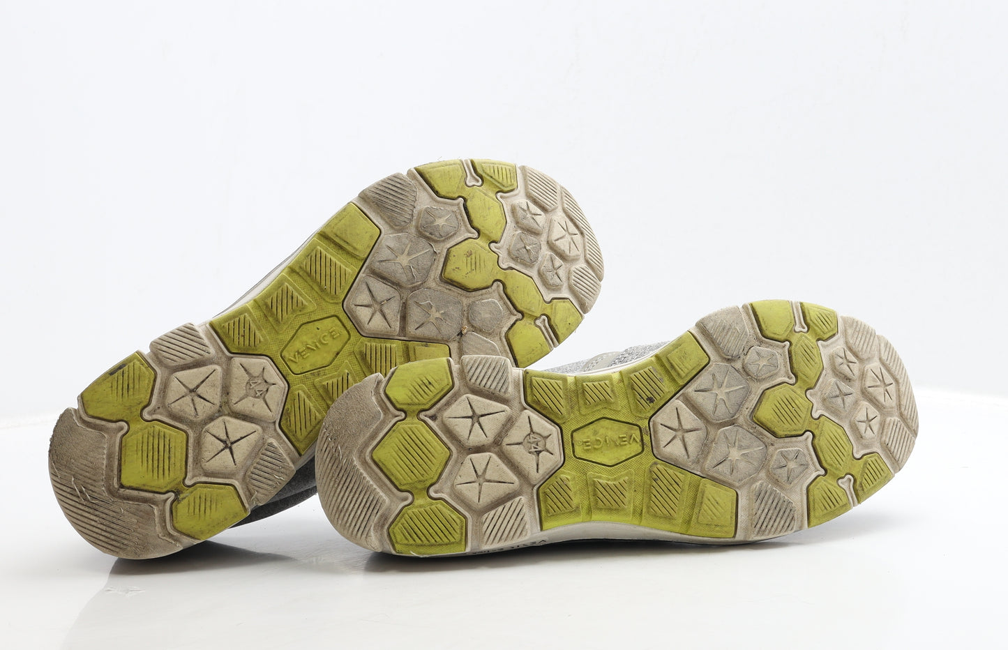 Venice Mens Grey Polyester Trainer UK 10 44