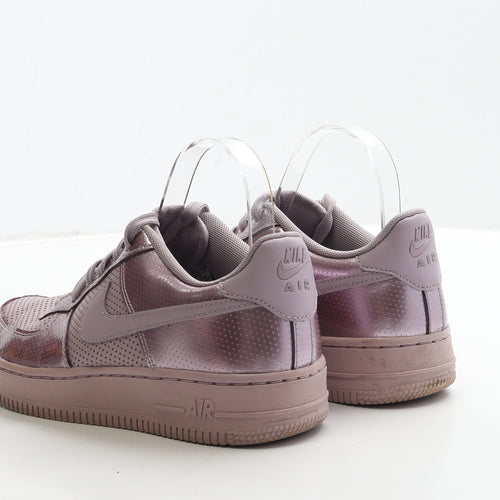 Nike Womens Purple Polyester Trainer UK 5 38 - Nike Air. Metallic