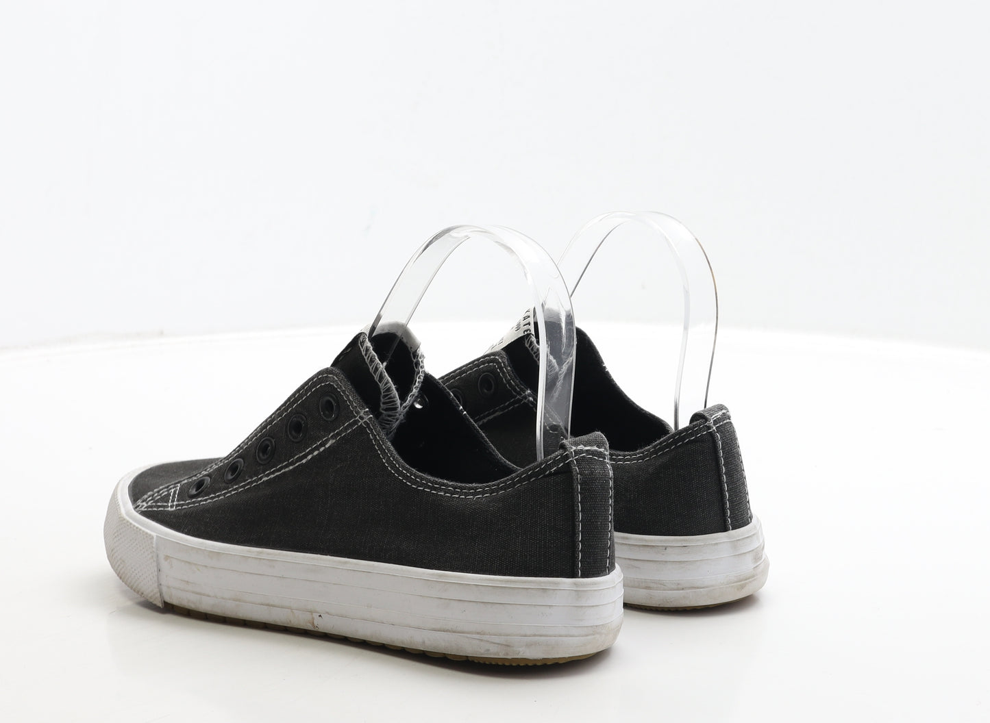 H&M Boys Black Fabric Trainer UK 3 36 - Estimated UK Size 3