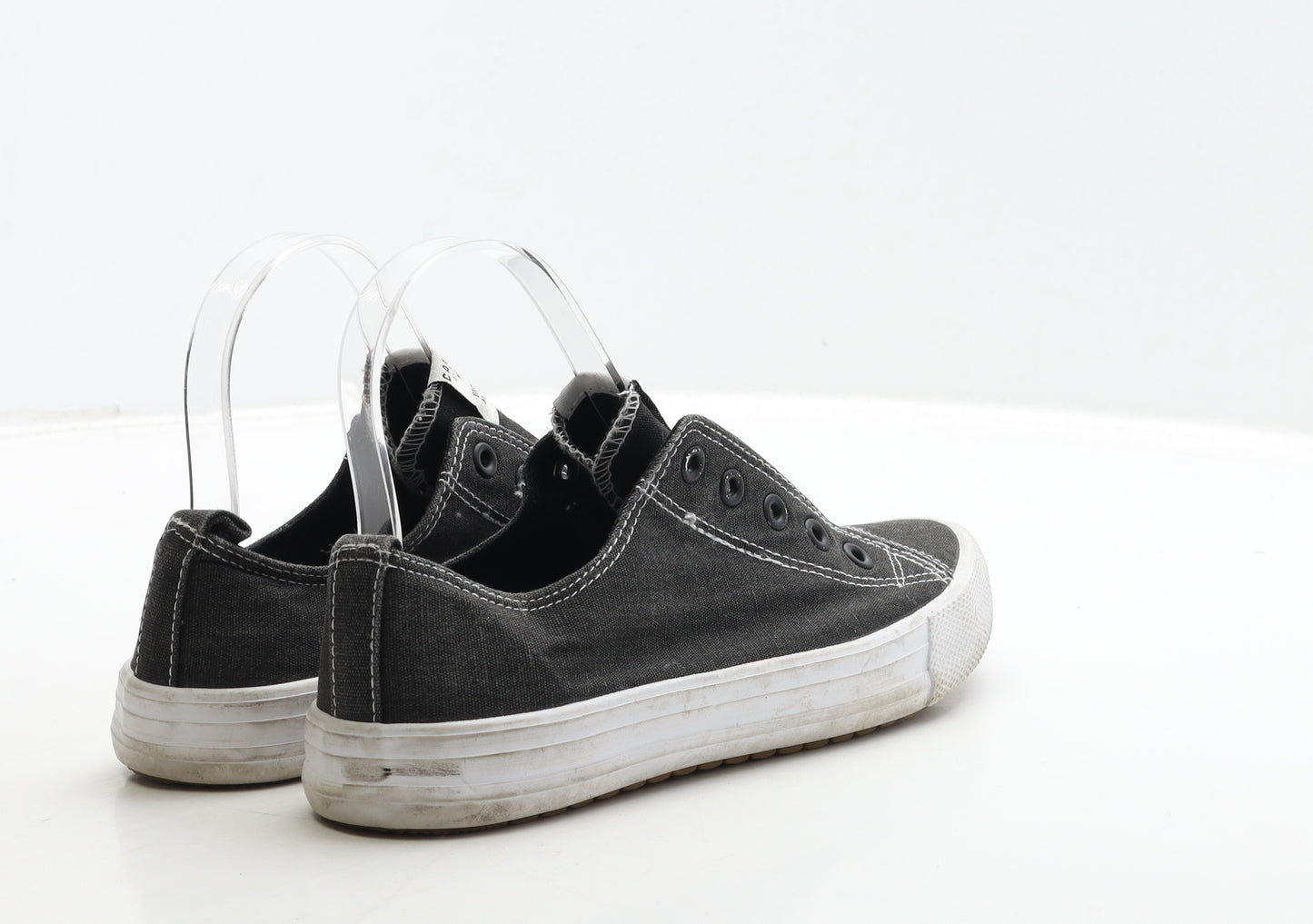 H&M Boys Black Fabric Trainer UK 3 36 - Estimated UK Size 3