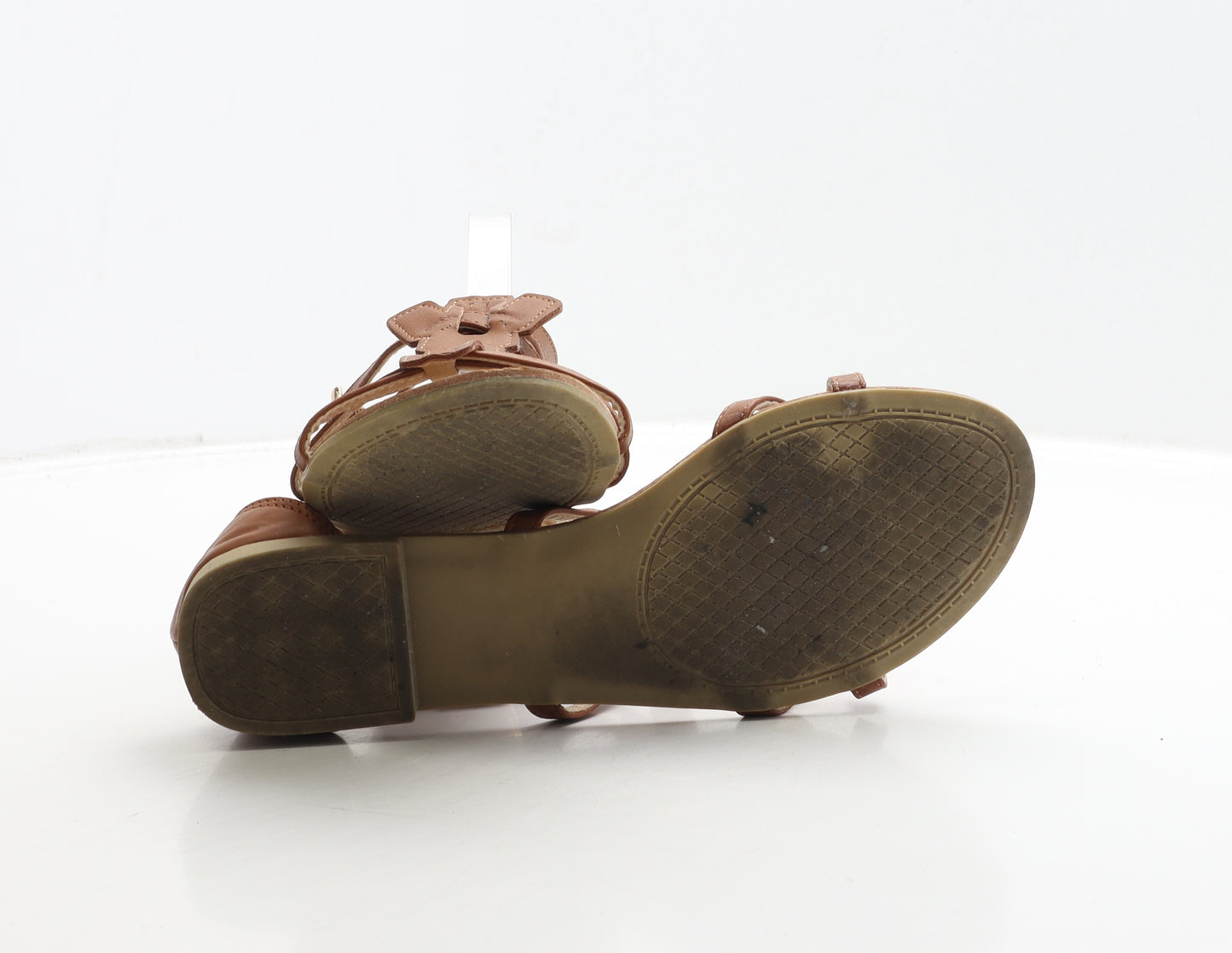 Marks and Spencer Womens Brown Polyester Strappy Sandal UK 6
