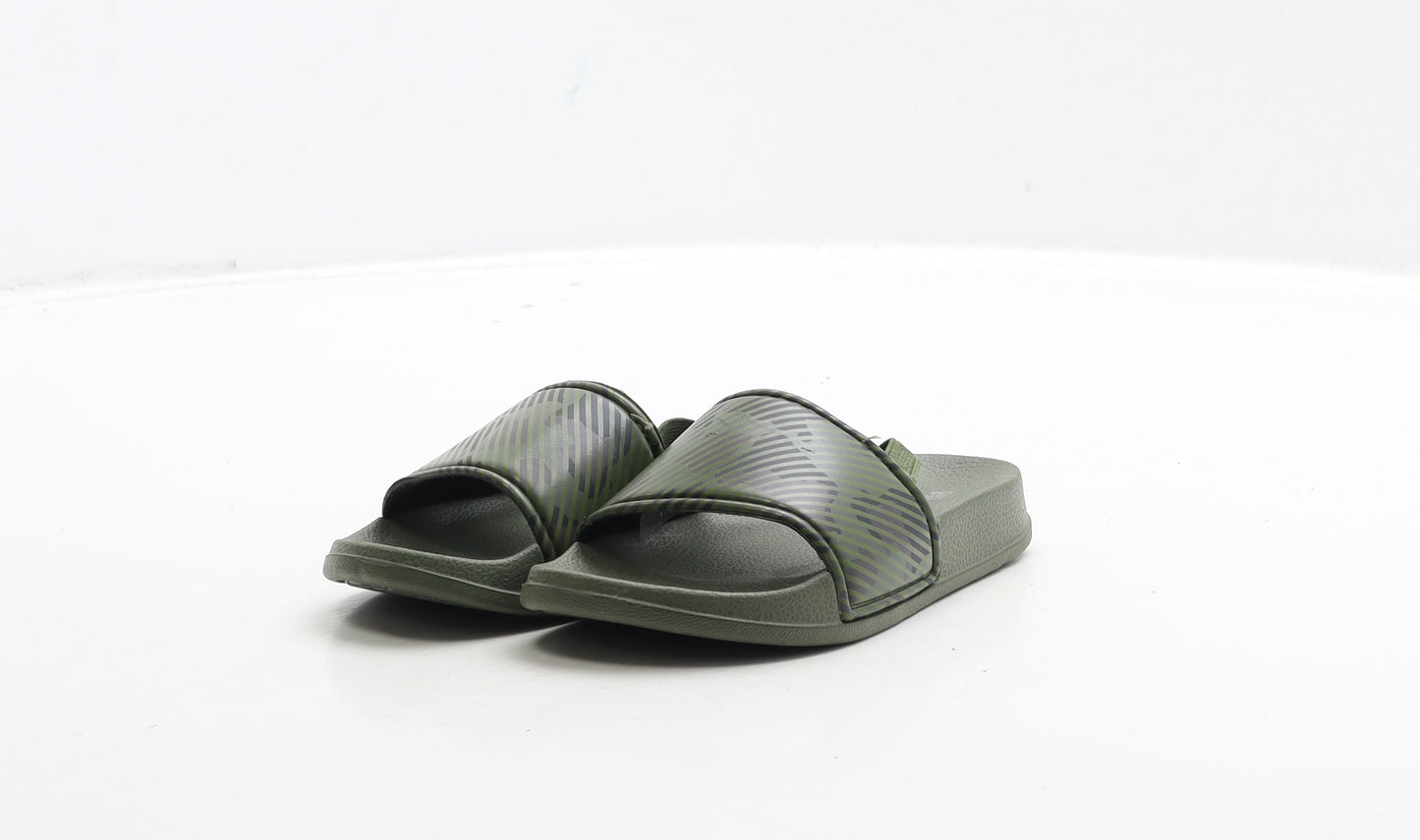 Primark Boys Green Camouflage Rubber Slider Sandal UK 7 24