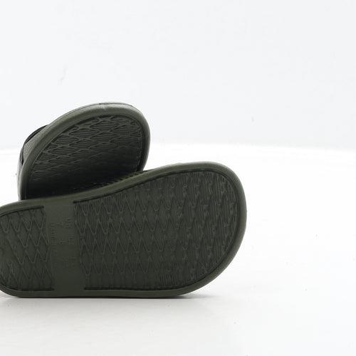 Primark Boys Green Camouflage Rubber Slider Sandal UK 7 24