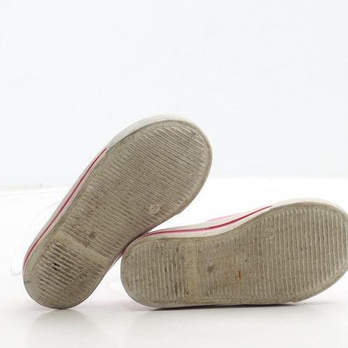 George Girls Pink Polyester Trainer UK 6 23