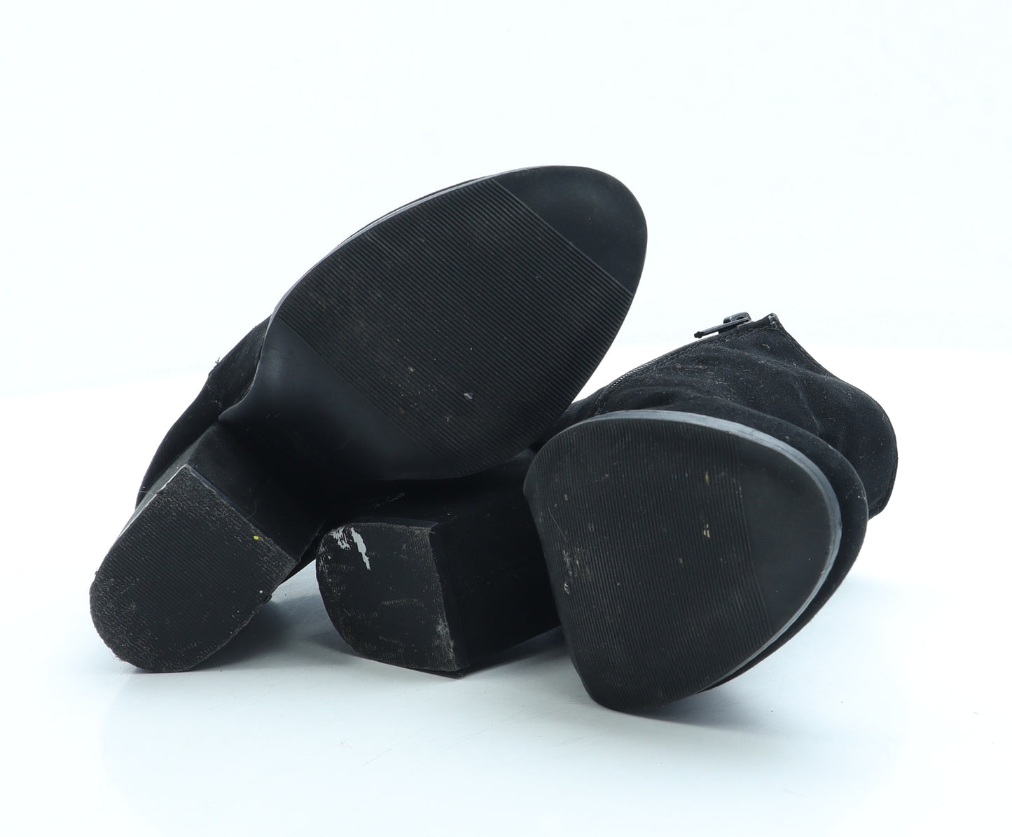New Look Womens Black Suede Bootie Boot UK 3 36