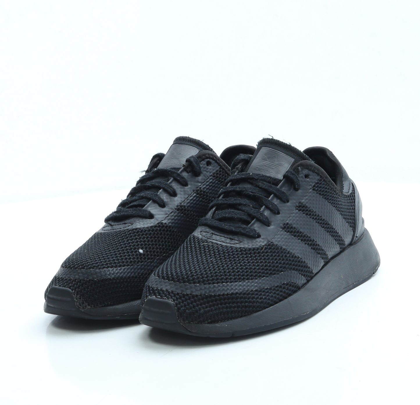 adidas Womens Black Polyester Trainer UK 4 37