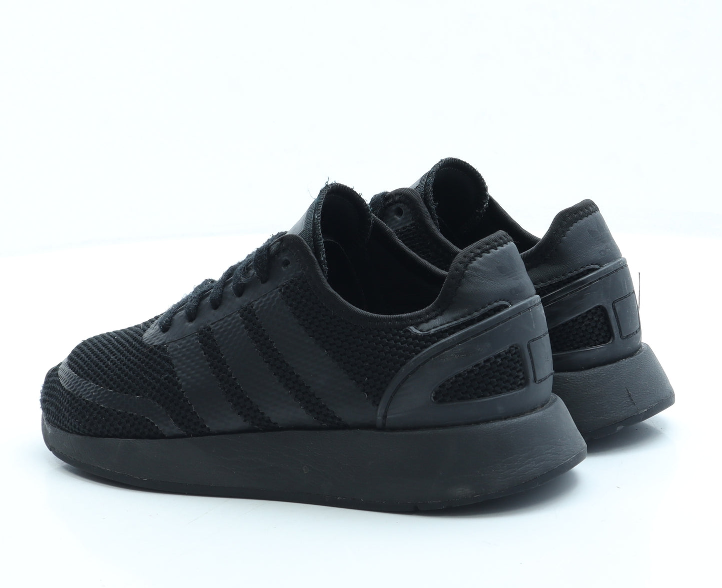 adidas Womens Black Polyester Trainer UK 4 37