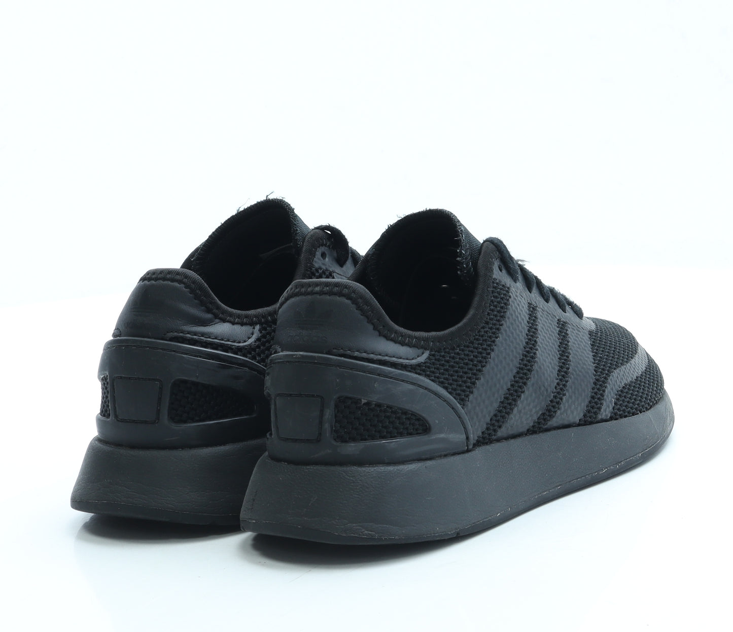 adidas Womens Black Polyester Trainer UK 4 37