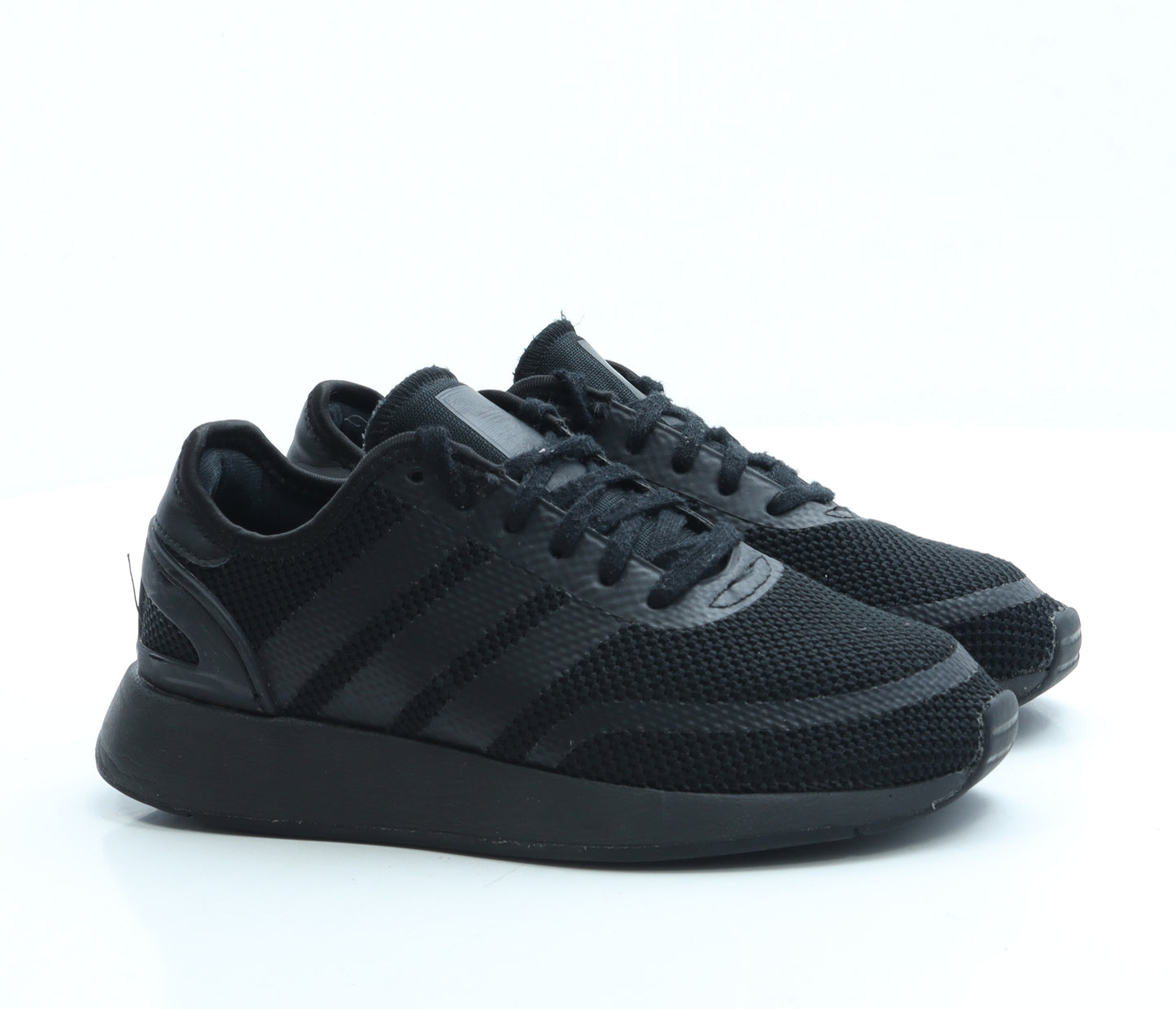 adidas Womens Black Polyester Trainer UK 4 37