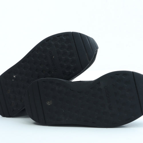 adidas Womens Black Polyester Trainer UK 4 37