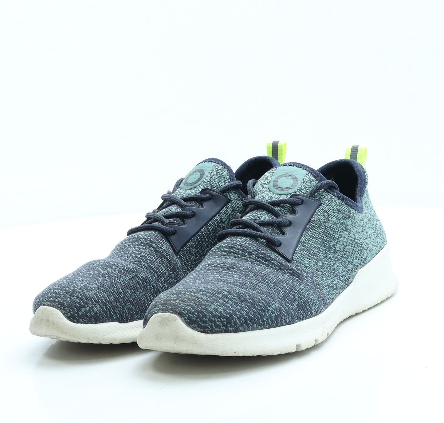 Good Move Womens Blue Geometric Polyester Trainer UK 6