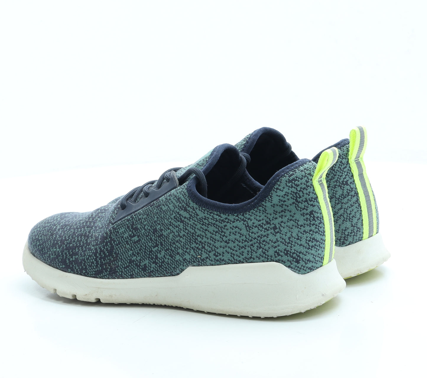 Good Move Womens Blue Geometric Polyester Trainer UK 6