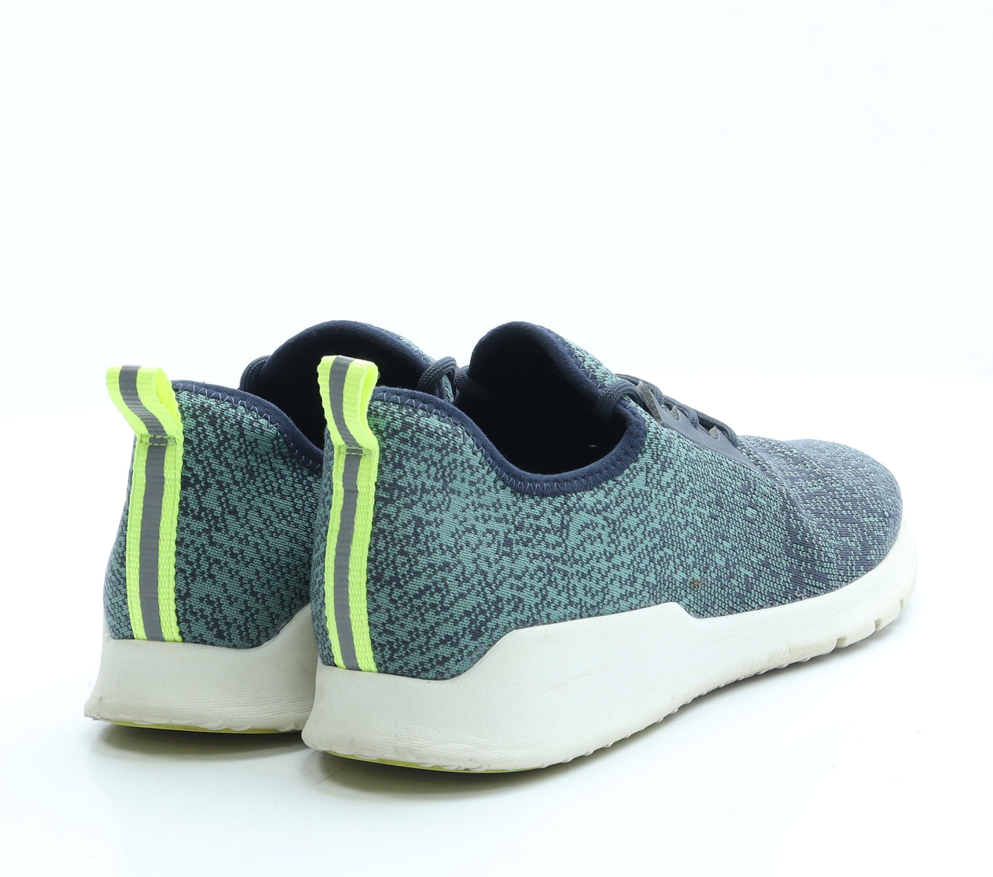 Good Move Womens Blue Geometric Polyester Trainer UK 6