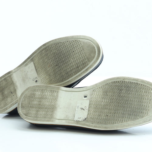 Studio Mens Blue Leather Boat Shoe Casual UK 8 42