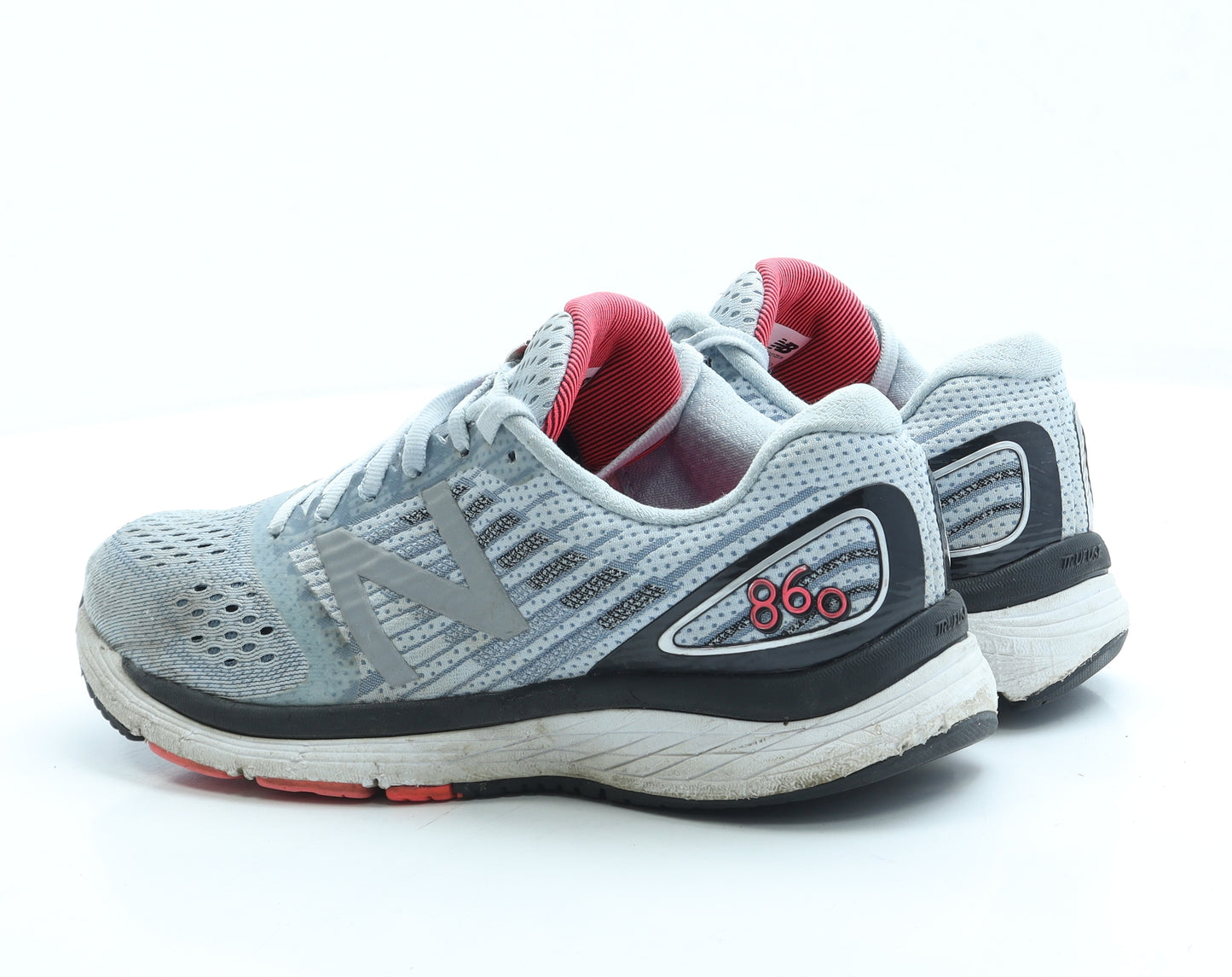 New Balance Womens Blue Polyester Trainer UK 6 39
