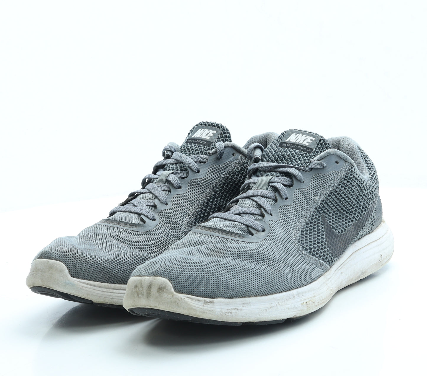 Nike Mens Grey Polyester Trainer UK 11 46