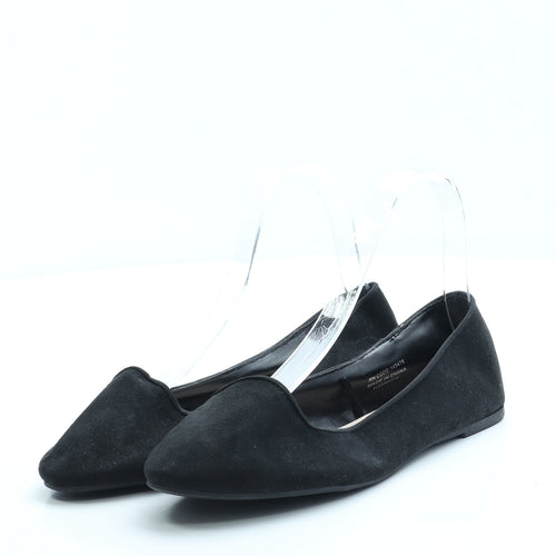 Primark Womens Black Suede Flat UK 3 36 US 5