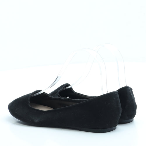 Primark Womens Black Suede Flat UK 3 36 US 5