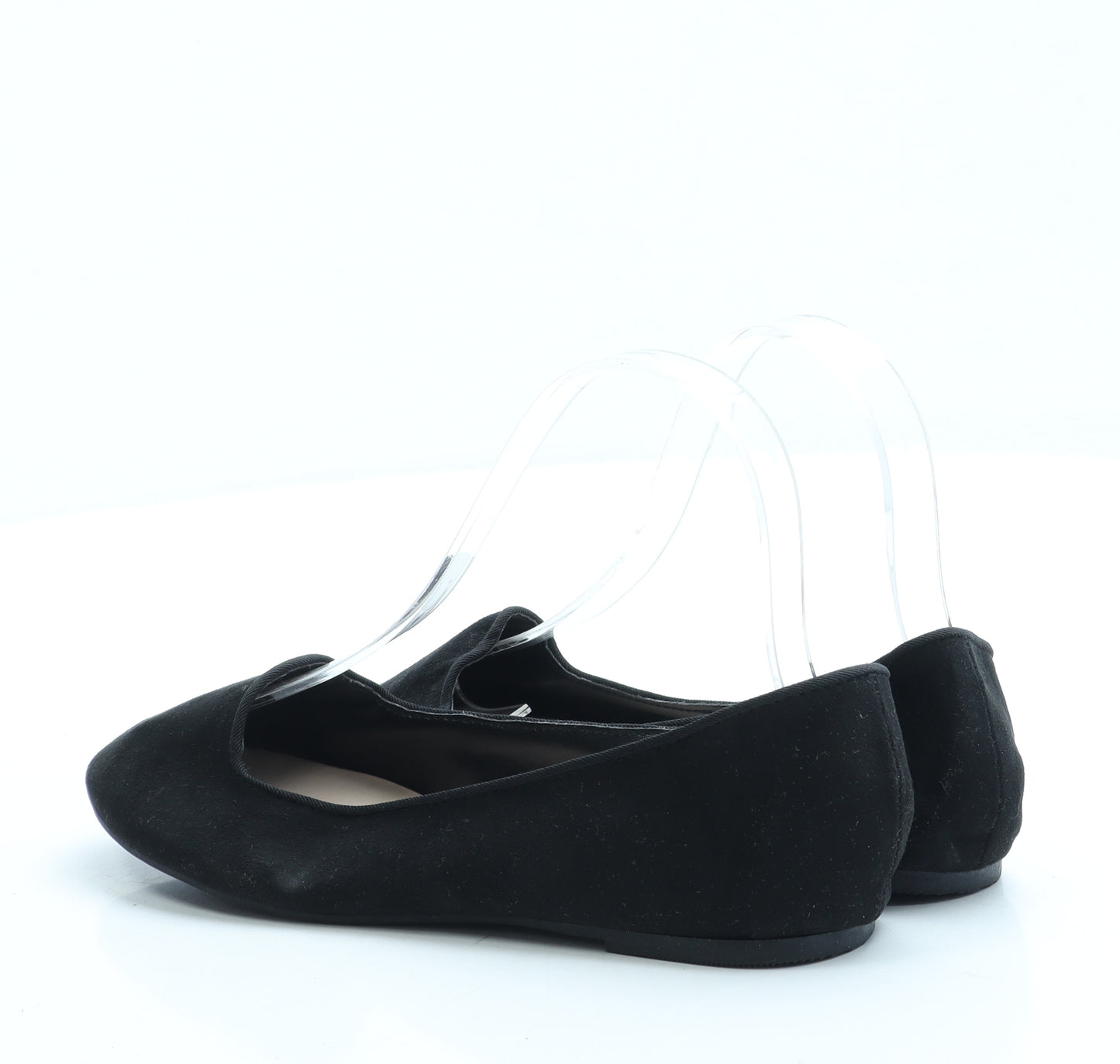 Primark Womens Black Suede Flat UK 3 36 US 5