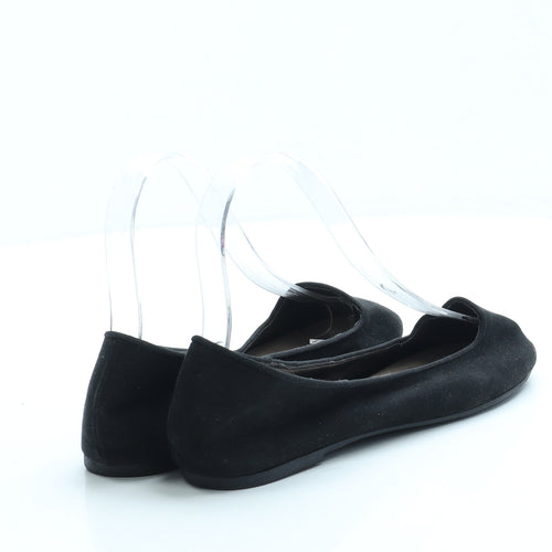 Primark Womens Black Suede Flat UK 3 36 US 5
