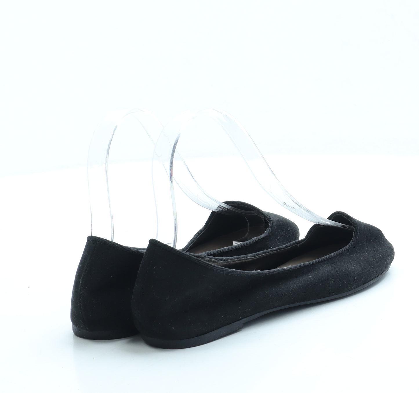 Primark Womens Black Suede Flat UK 3 36 US 5