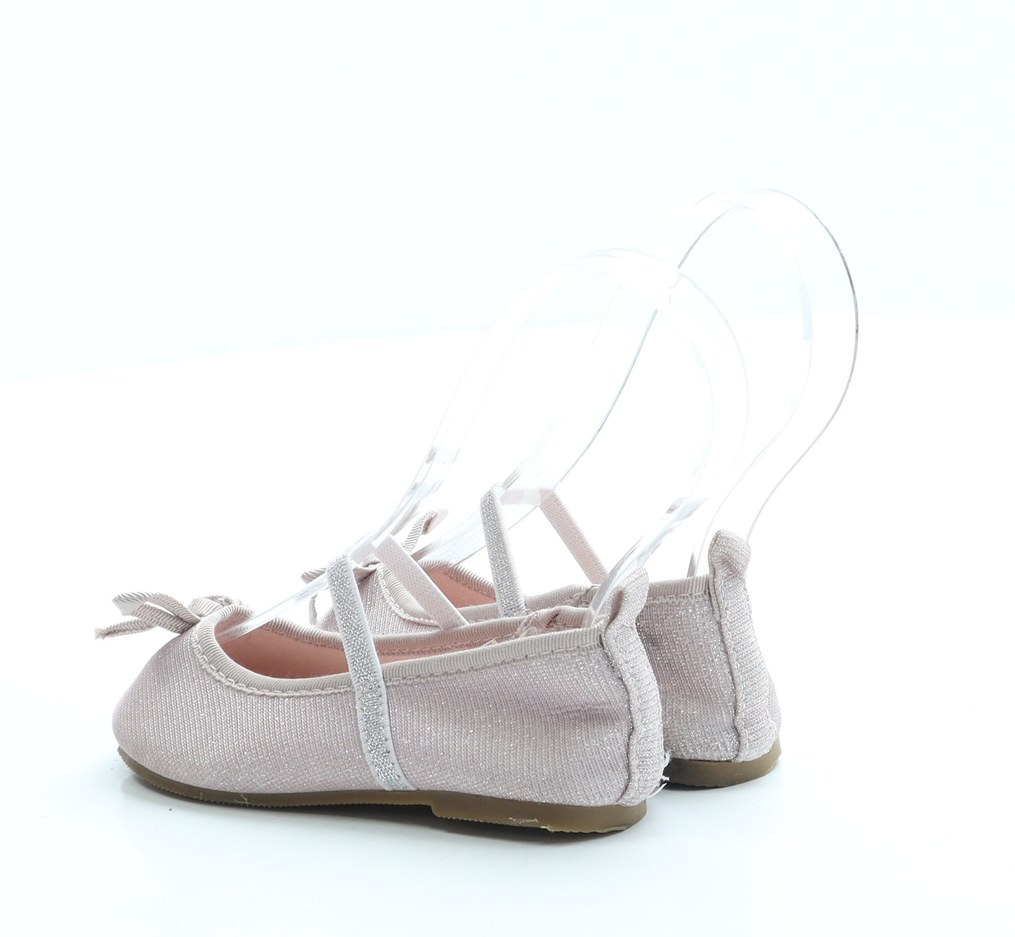 F&F Girls Pink Polyester Ballet Flat UK 6 23