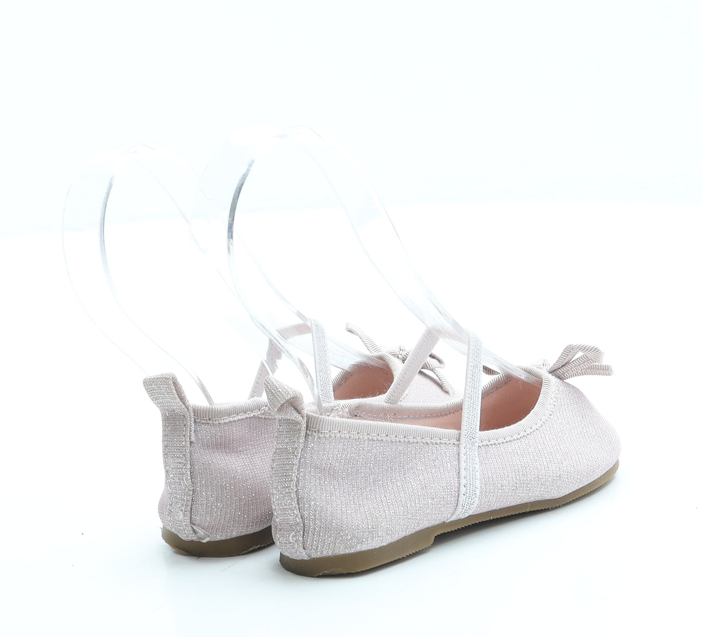 F&F Girls Pink Polyester Ballet Flat UK 6 23